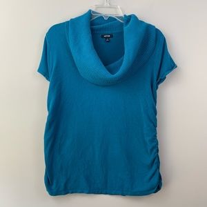 Apt 9 cowl neck top- blue